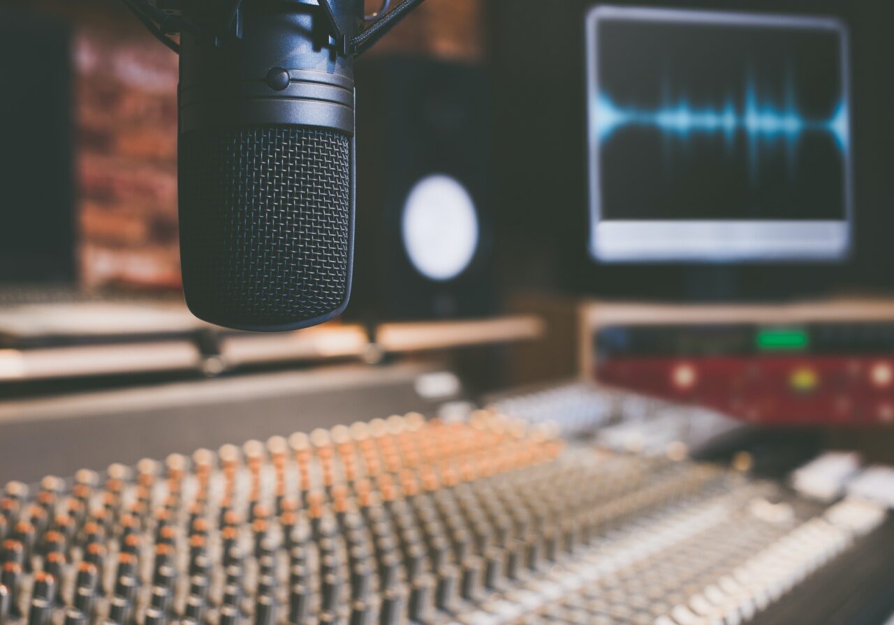shutterstock_796605640_1 Soundboard with microphone